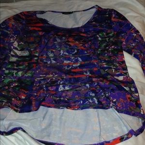 Plus Sized Purple Blouse Size 1X